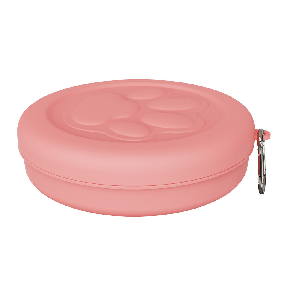 Duo de gamelles pliables de voyage pour chien SAWAH - coloris Corail