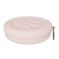 Duo de gamelles pliables de voyage pour chien SAWAH - coloris Rose poudré
