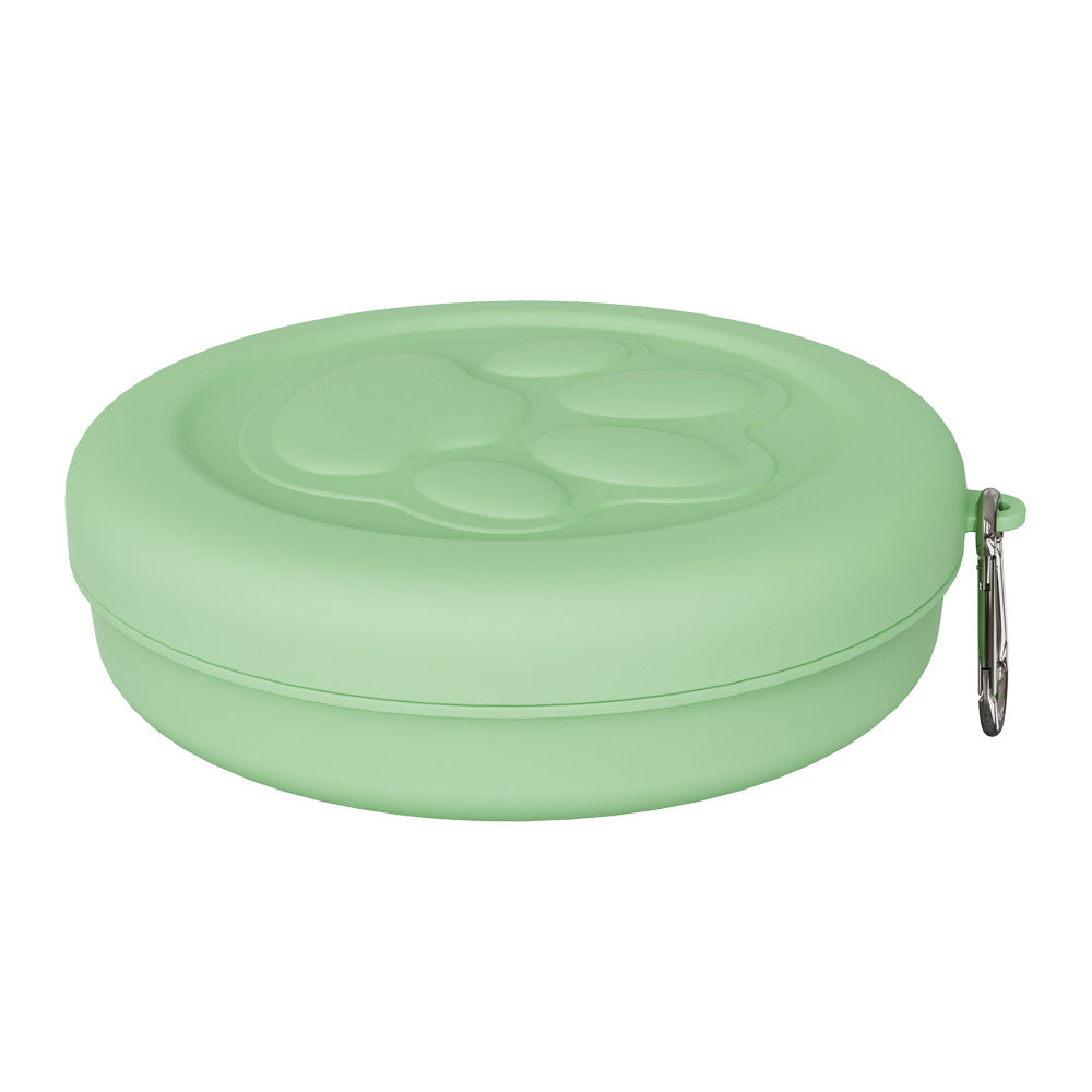 Duo de gamelles pliables de voyage pour chien SAWAH - coloris Vert menthe