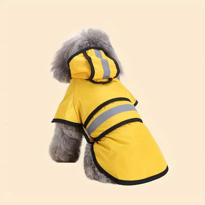 Manteau de Pluie à Capuche pour Chien, Bande Réfléchissante - SAWAH