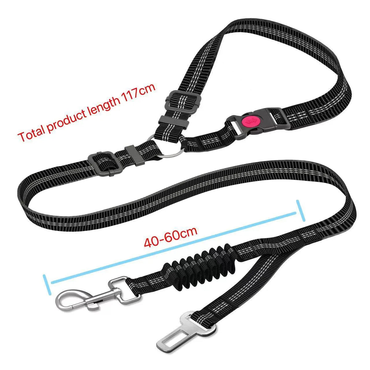Ceinture de sécurité voiture pour chien SAWAH - vue 1